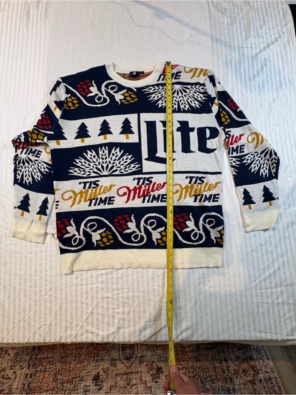 NWOT Miller Lite Unisex Ugly Christmas Sweater XXL / Xxxl